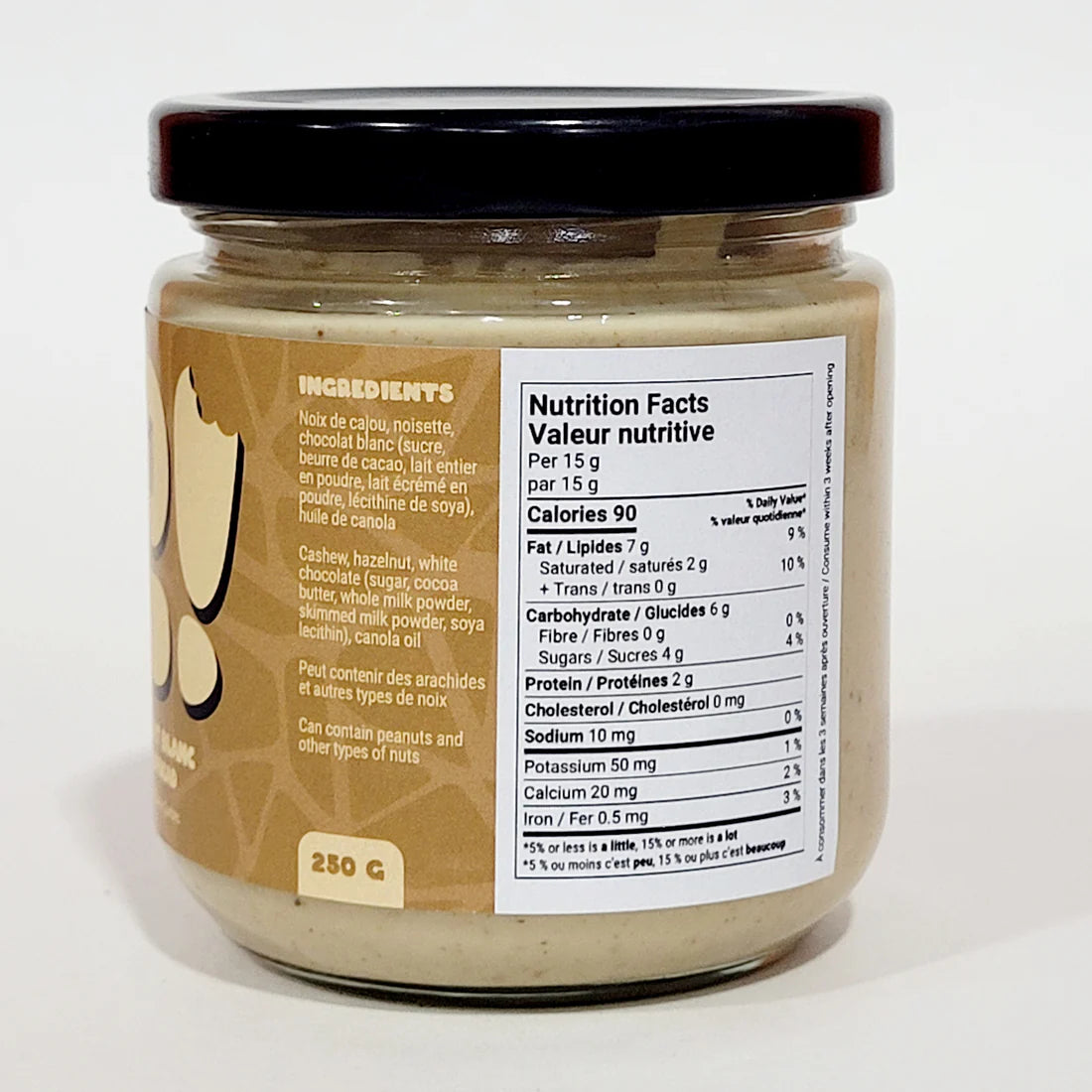 Tartinade Noisette & Chocolat Blanc Yolo Nuts