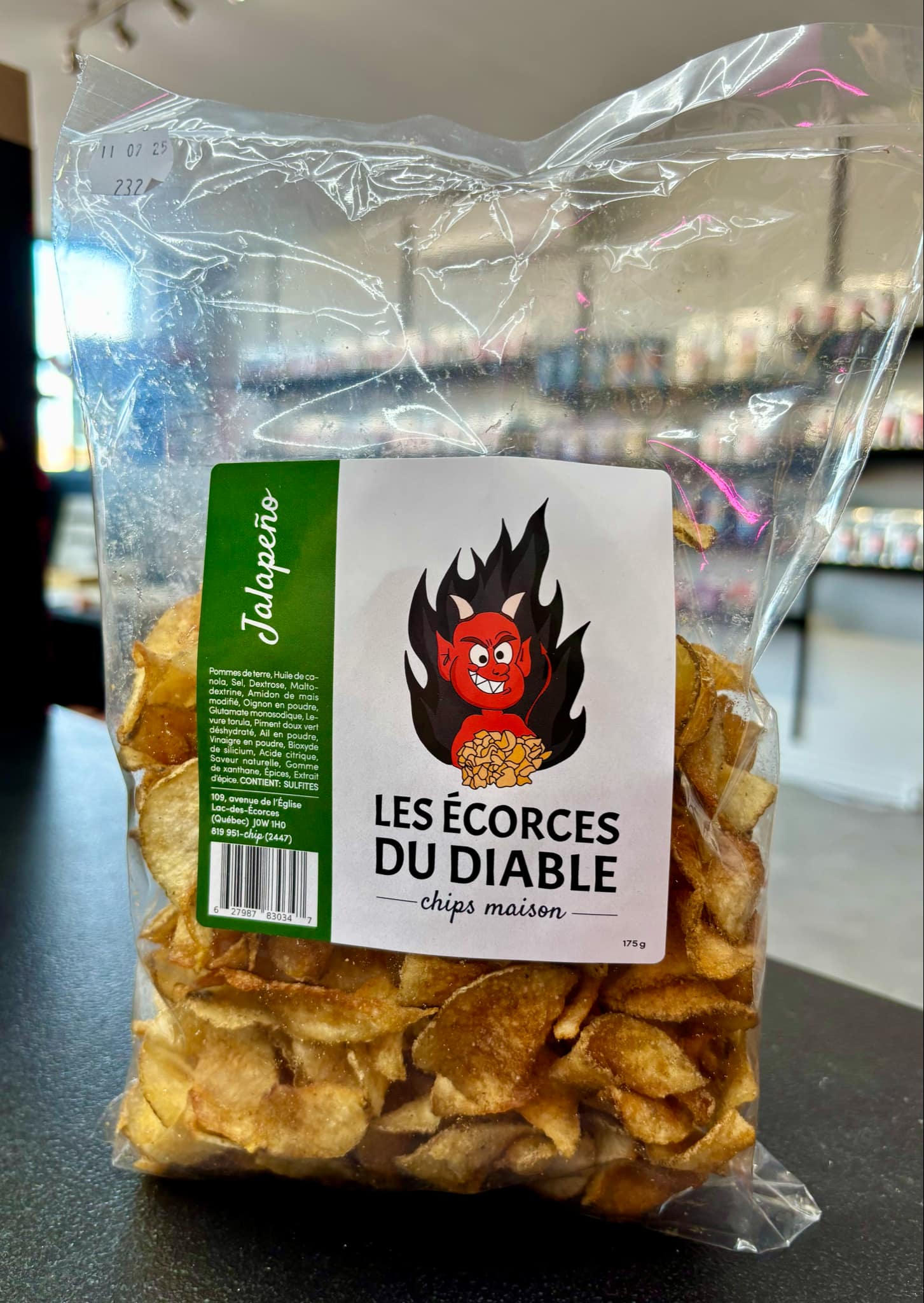 Chips maison - Jalapeno Les Écorces du Diable