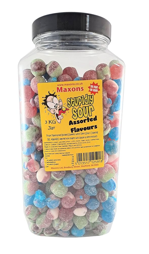 Maxons Stupidly Sour - Saveurs assorties Maxons