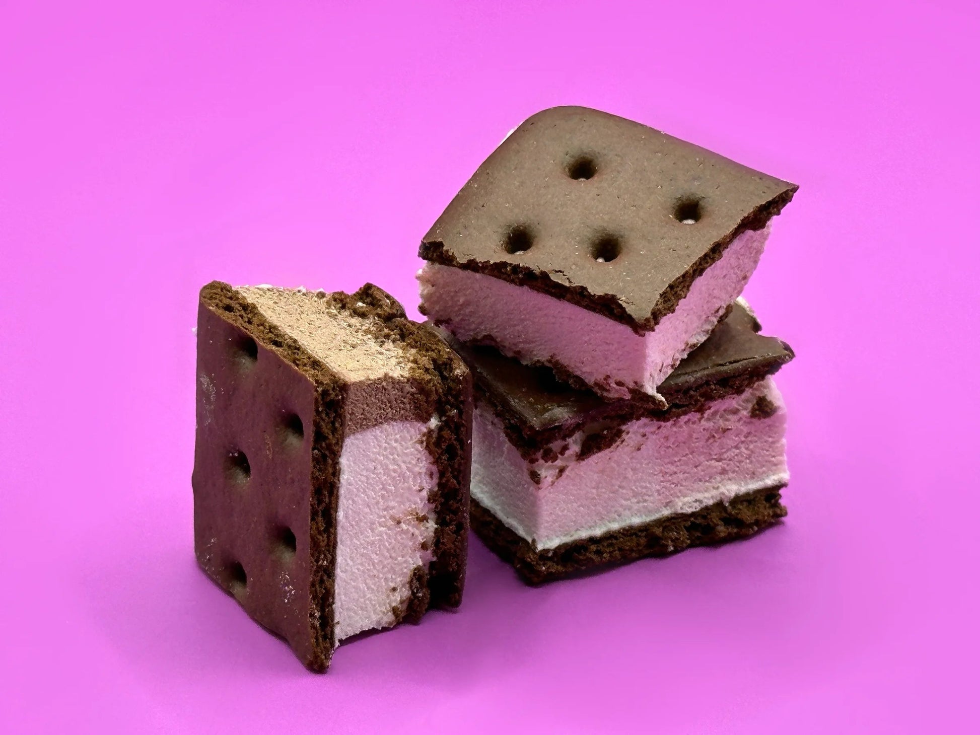 Sandwichs crème glacée Lyophilisées Ô-en-sucre