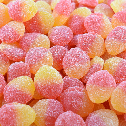 Tranche de pêche sûres La boîte à snack