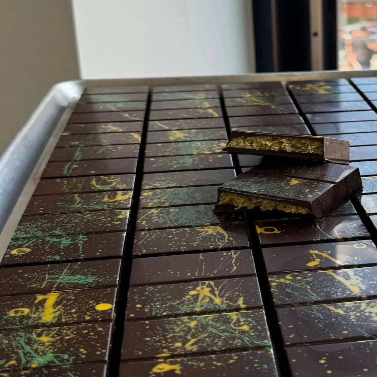 Chocolat Dubaï - Pistache & chocolat noir - SWEETFIX Sweetfix