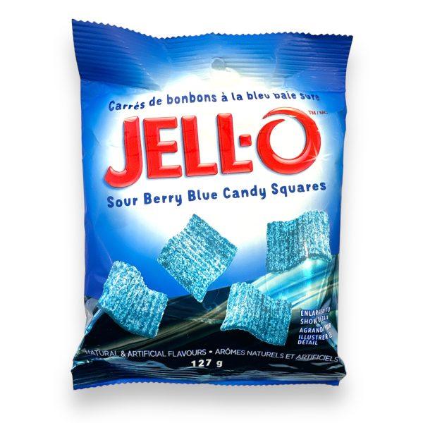 JELL-O Candy Squares - Sour Berry Blue Jell-o