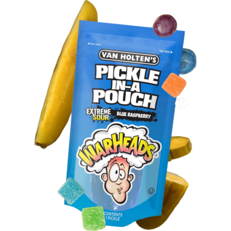 Van Holten's - Warheads blue raspberry pickle Van Holten's