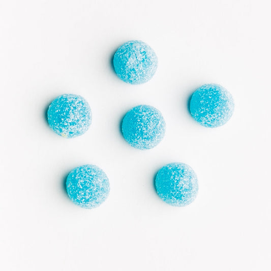 Mini framboise bleue sûre La boîte à snack