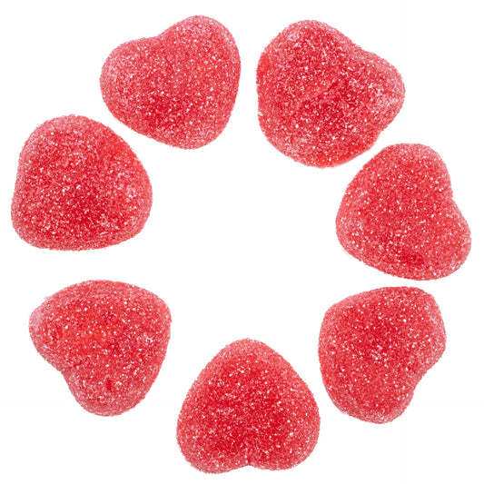 Coeur à la fraise sur La boîte à snack