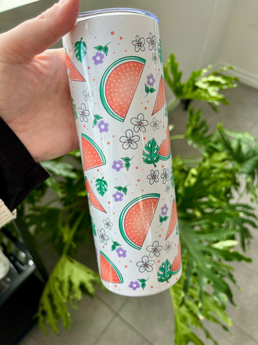 Tumbler -  Melon d’eau Pastel & Paillettes