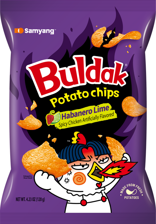Buldak Potato Chips - Habanero Lime SAMYANG