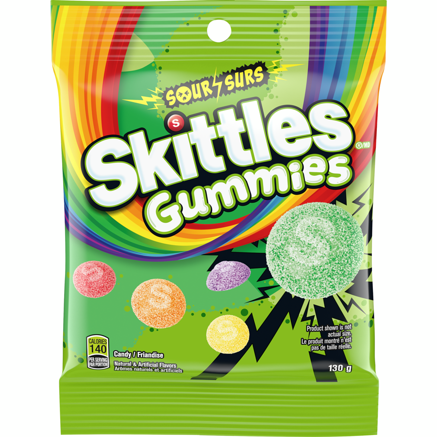 Skittles Sour Gummies - 164,4 G La boîte à snack