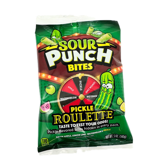 Sour Punch Pickle Roulette Bites