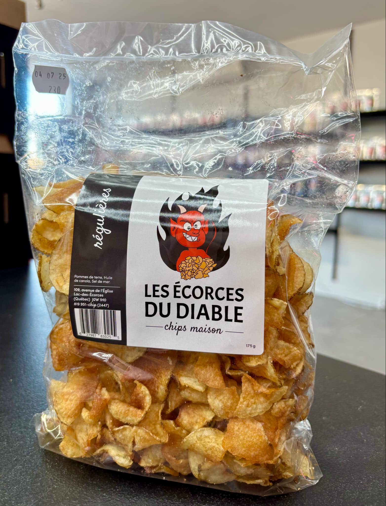 Chips maison - Régulières Les Écorces du Diable
