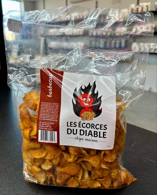 Chips maison - Assaisonnées Les Écorces du Diable