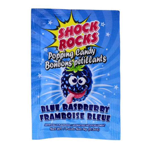 Bonbons pétillants Shock Rocks - Framboise bleue Shock Rocks