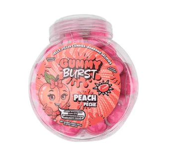 Gummy Burst Jelly Filled Candies Peach