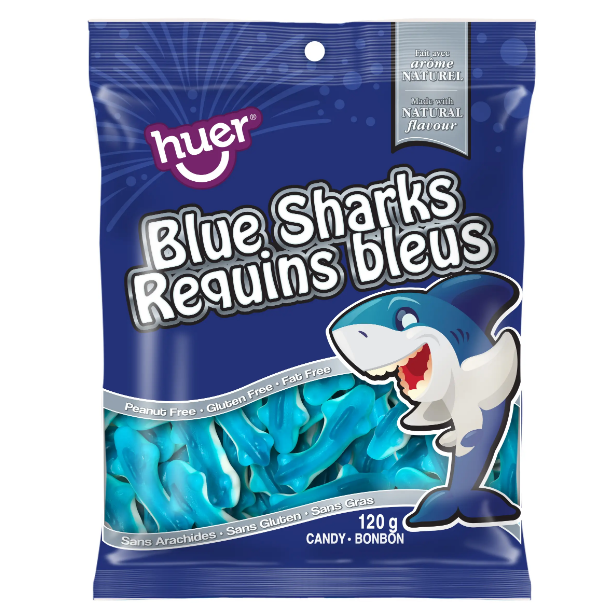 Jujubes requins bleus Huer