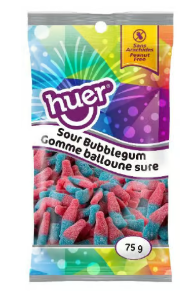 Huer - Jujubes à la gomme balloune sure Huer