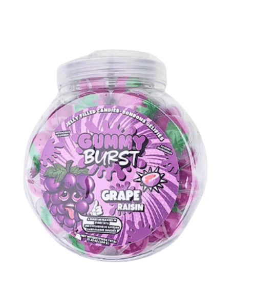 Gummy Burst Jelly Filled Candies Grape