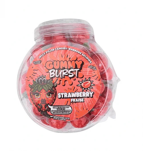 Gummy Burst Jelly Filled Candies Strawberry