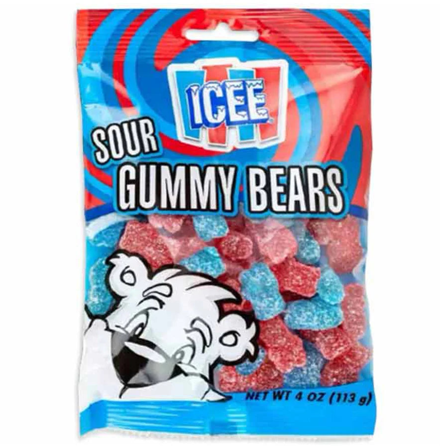 Icee sour gummy bears Icee