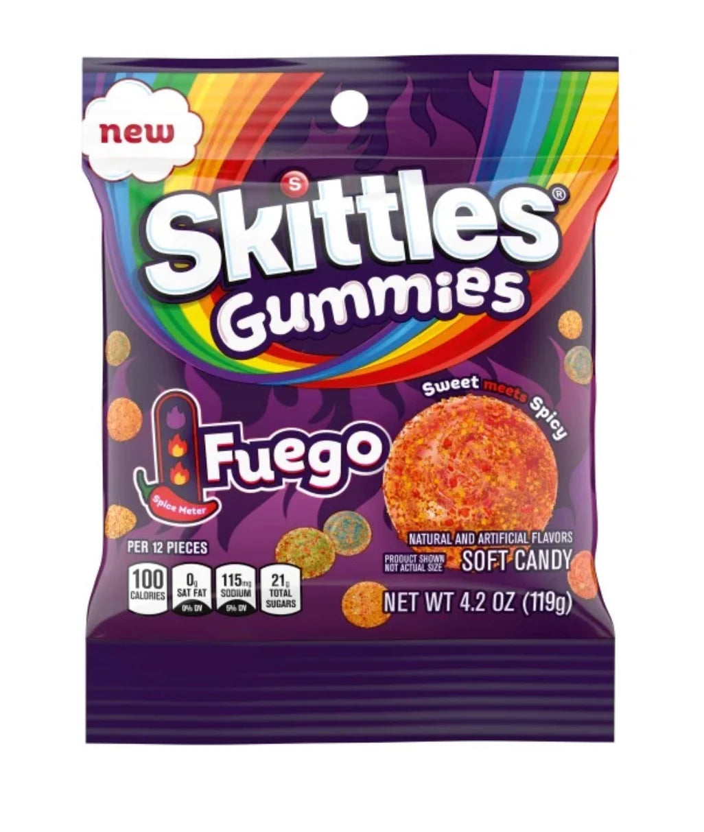 Skittles Fuego Gummies La boîte à snack