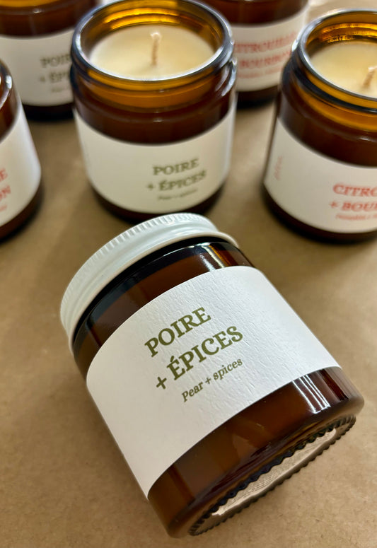 Bougie poire + épices PL&CO