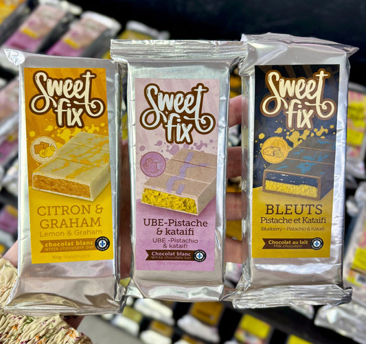 Chocolat Dubaï - Bleuets, Pistache & Kataifi Sweetfix