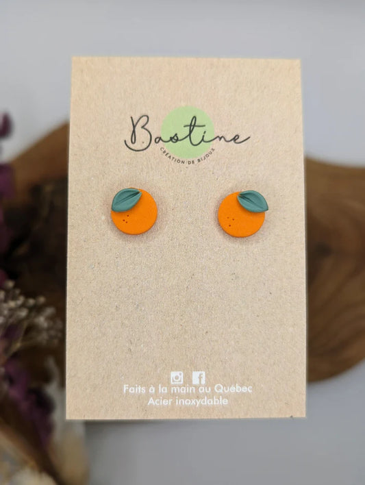 Boucles d'oreilles - Oranges Bastine