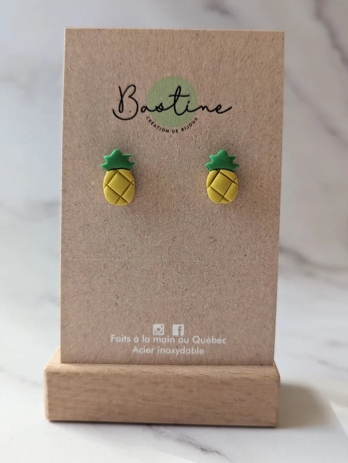 Boucles d'oreilles - Ananas (Copy) Bastine