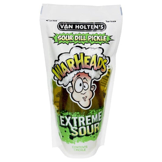 Warhead Pickle - Extreme Sour Dill Pickle Van Holten's