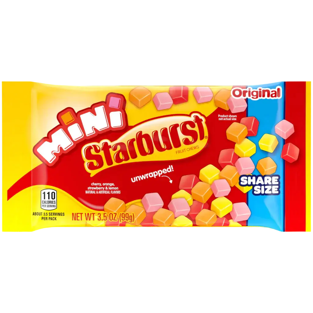 Starburst Mini Original - 99G La boîte à snack