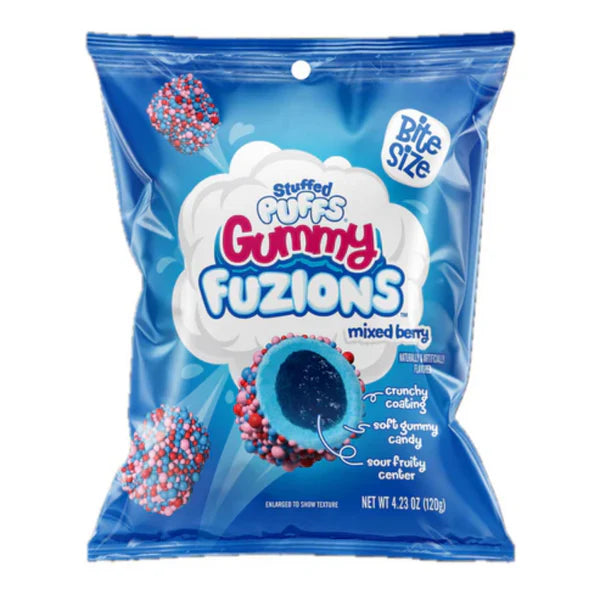 Stuffed Puffs - Gummy Fuzions - Mixed Berry Stuffed Puffs