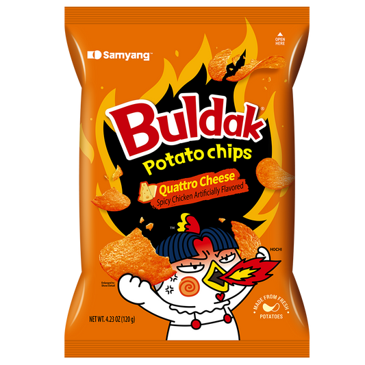 Buldak Potato Chips - Quattro Cheese SAMYANG