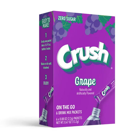 Crush au raisin - Poudre pour eau Crush