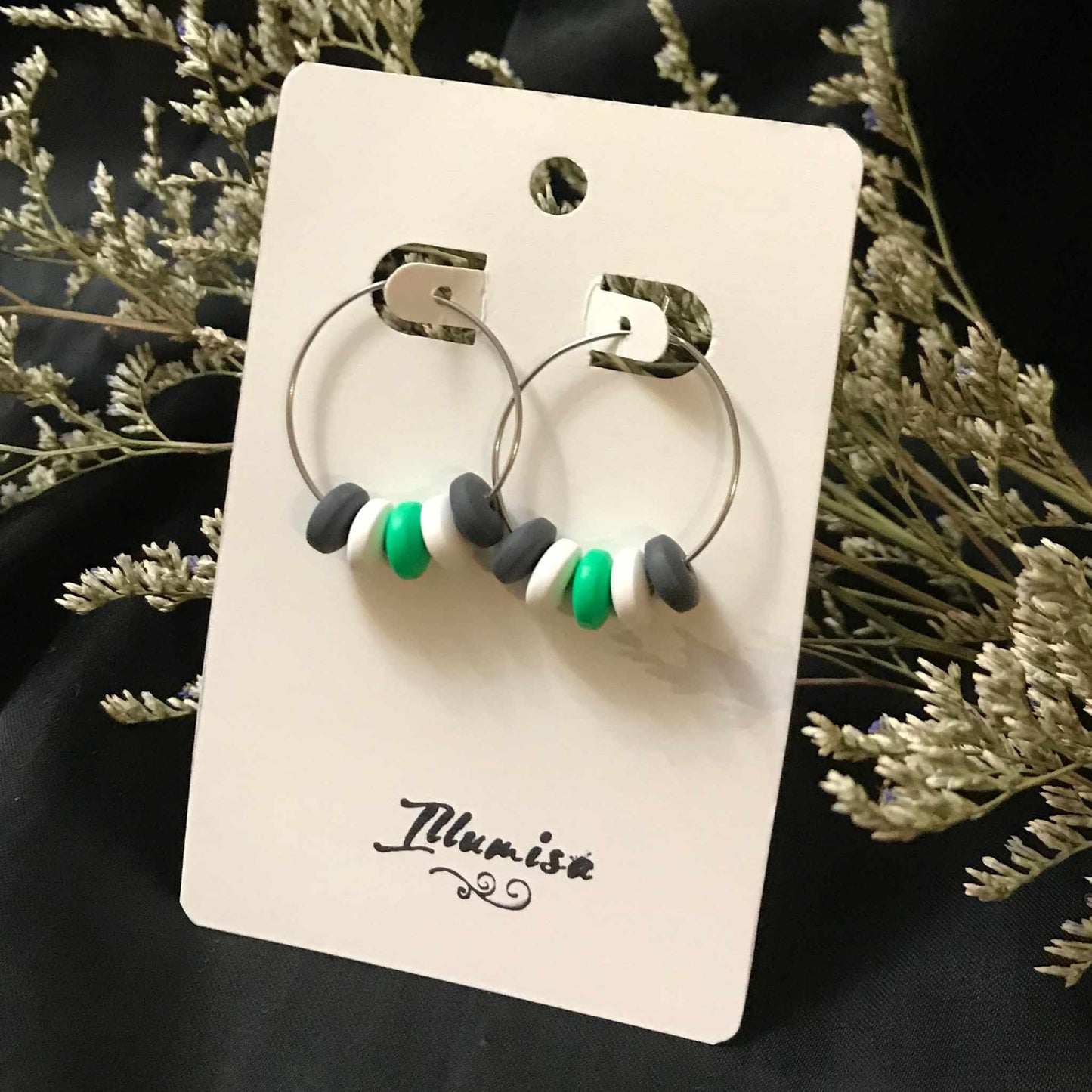 Boucles d'oreilles -Limettes Créations Illumisa