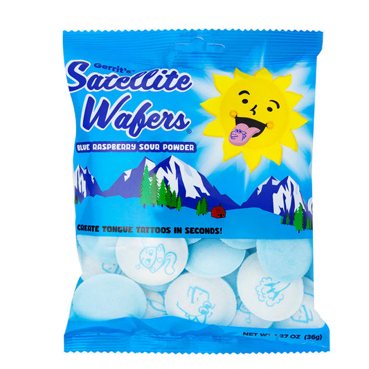 Sour Satellite Wafers Blue Raspberry (Powder) Gerrit's