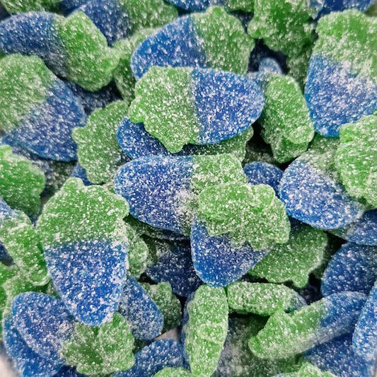 Bonbons gélifiés à la framboise bleue La boîte à snack