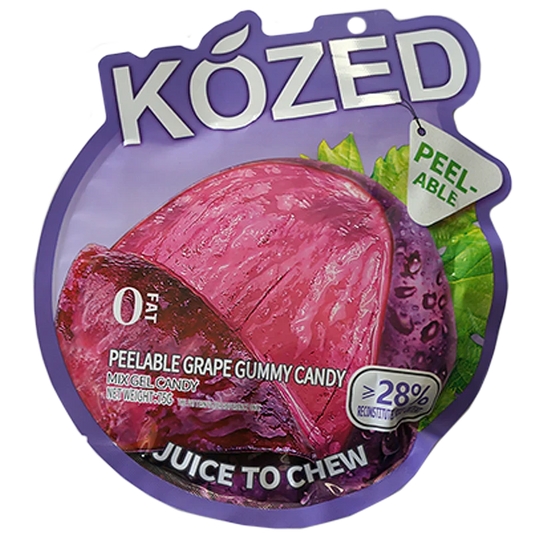 Kozed Peelable 3D Gummy Candy - Grape Kozed