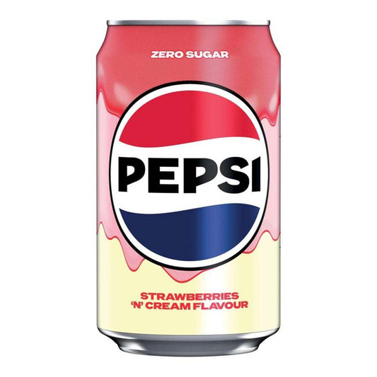 Pepsi - Fraise et crème (Sans sucres) Crush