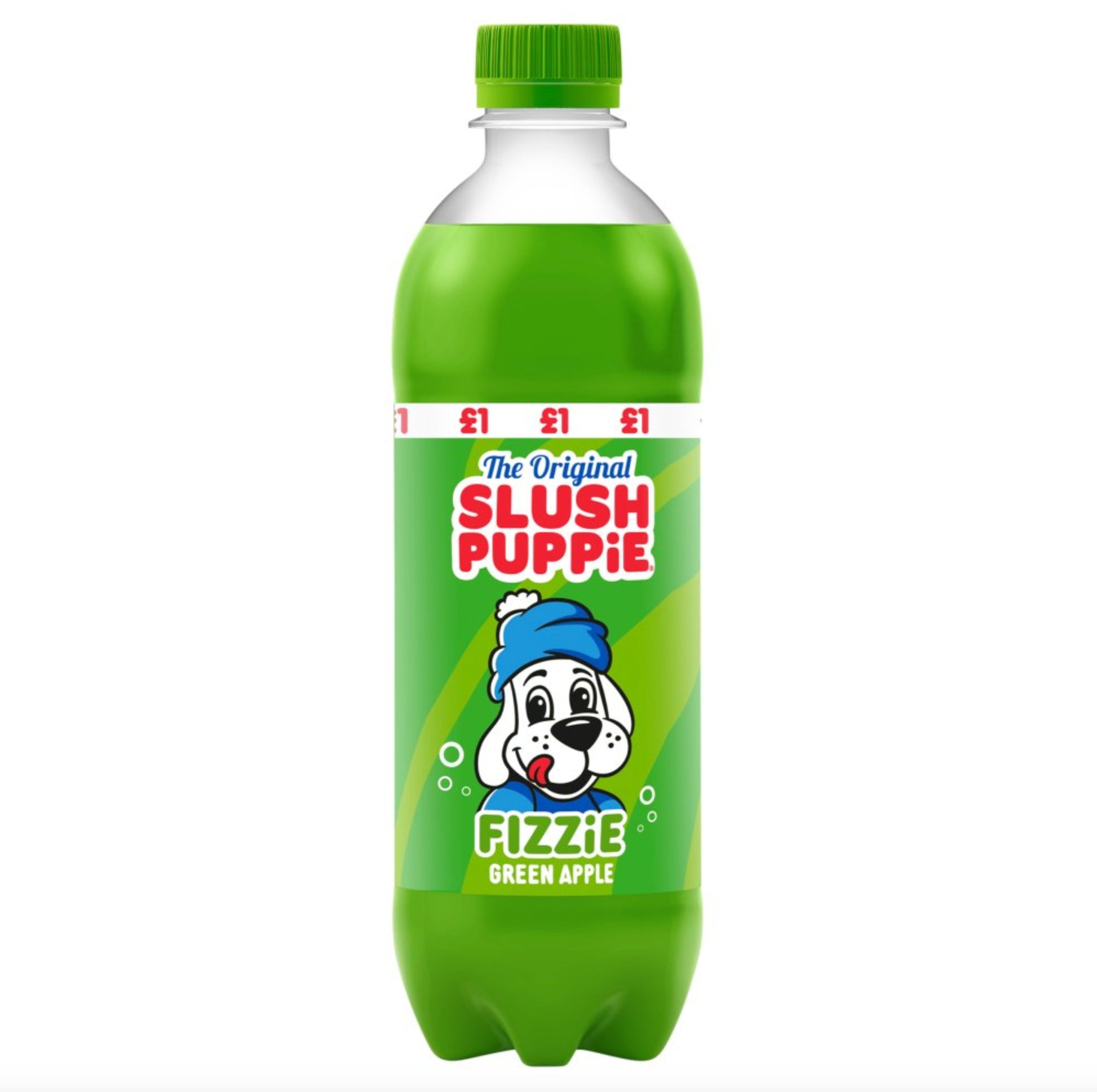 Boisson soda Slush Puppie pomme verte (RARE) UK Slush Puppie