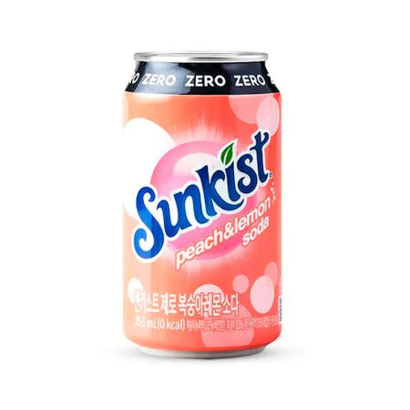 Sunkist - Zero Peach Lemon Soda Sunkist